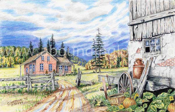 17 Country Brick House  Milk Barn